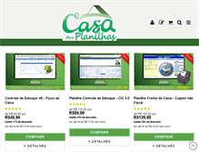 Tablet Screenshot of casadasplanilhas.com